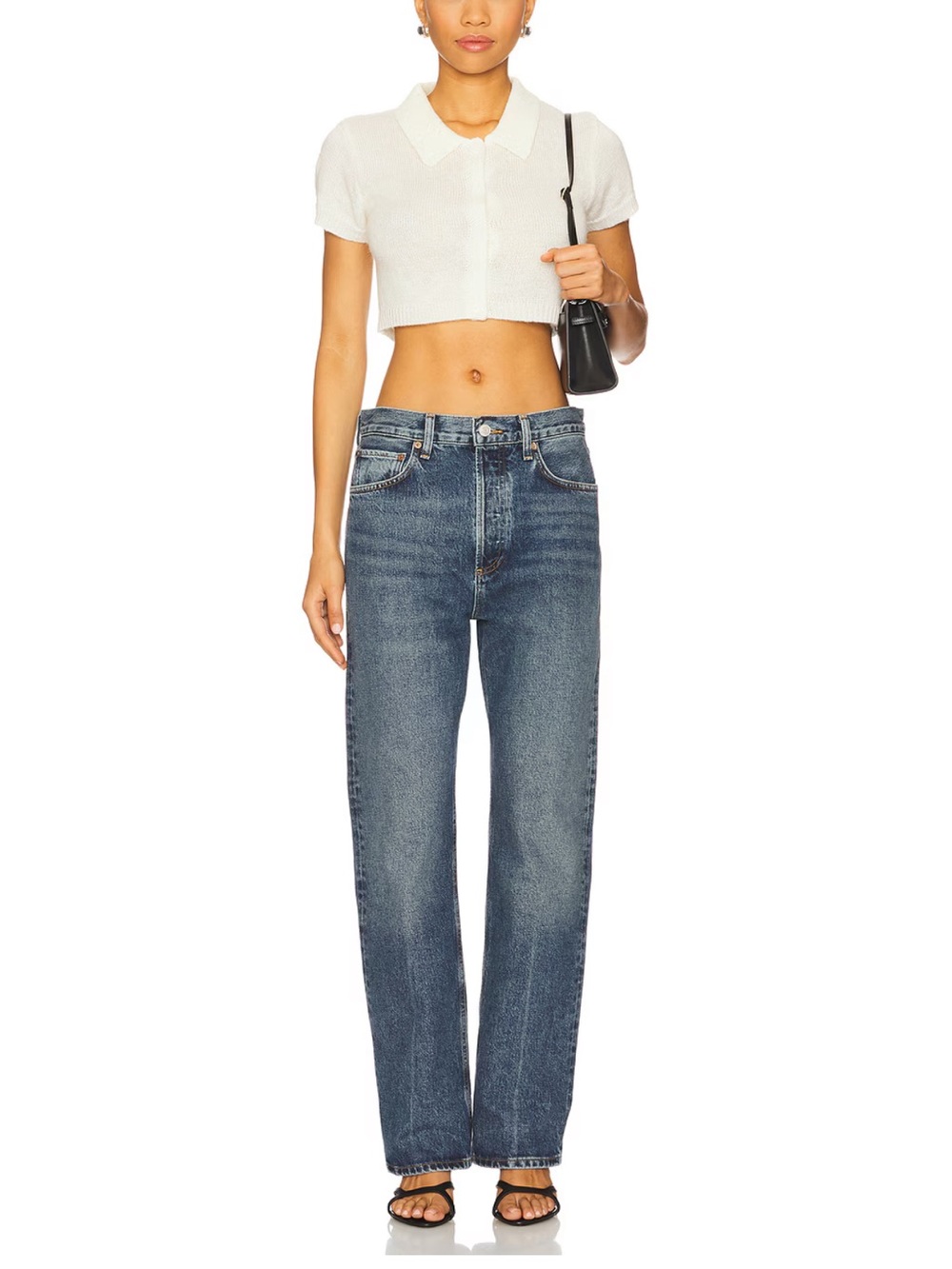 Agolde • Fran High Rise Straight Leg Organic Cotton Jeans - Picture 8 of 10